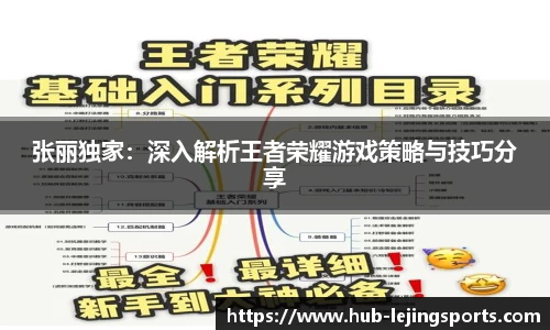 张丽独家：深入解析王者荣耀游戏策略与技巧分享